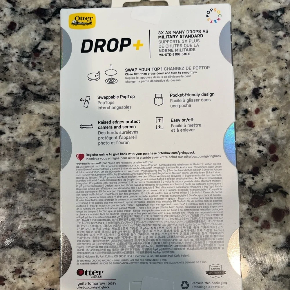 OTTERBOX POP SOCKET iPhone 12/12 Pro Case